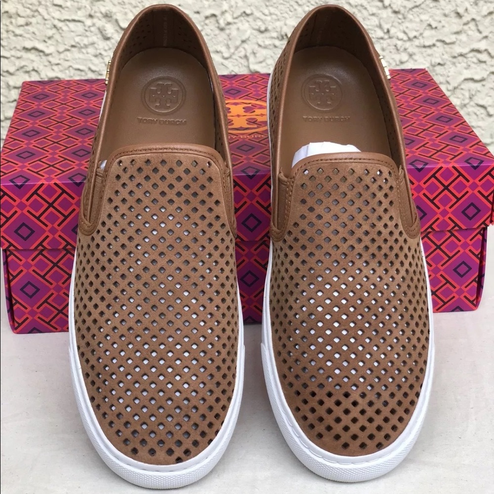 NIB TORY BUR H JESSE PERFORATED SNEAKER SIZE 7.5